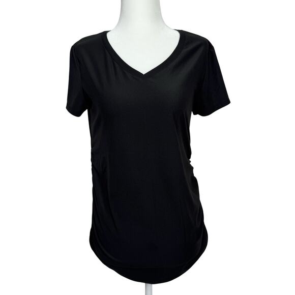 Time and Tru Tops - Time and Tru Black Maternity Tee Size S